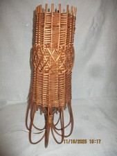 Lampe En Rotin Vintage  Design Années 60