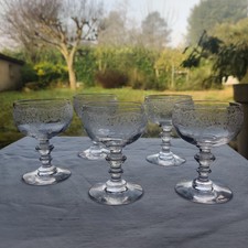 Verres A Liqueur Gravés Fin