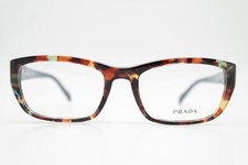 Lunettes Prada VPR 18O Multicolore Argent Bleu Ovale Monture De Lunettes Neuf