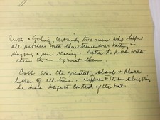 Waite Hoyt Grand Manuscrit Lettre ( Non Signé ) Ruth, Gehrig Ty Cobb, PC2438