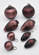 Lot de 8 boules de Noël