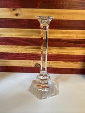 Val St Lambert  "Elysee" Candlestick 11.25" great Condition