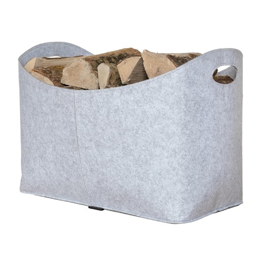 Panier bûches en feutre - panier, à