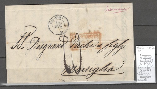 France lettre paquebot de - -lettre,