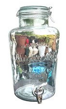 vintage NANTUCKET Glassware Co. Antique 2 Gallon Beverage Dispenser