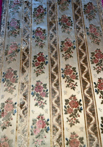 Antique silk velvet upholstery - antique,