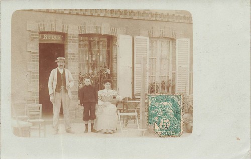 Carte photo café - -, j.