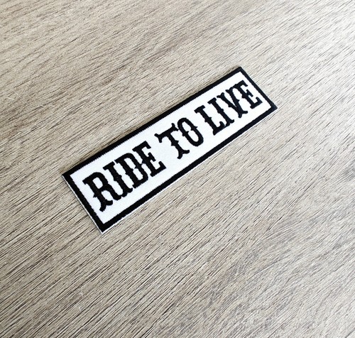 Patch ride live écusson - to,