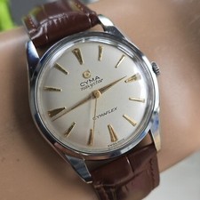 Vintage CYMA navystar men's manual wind watch R.459 17Jewels swiss made 1950s