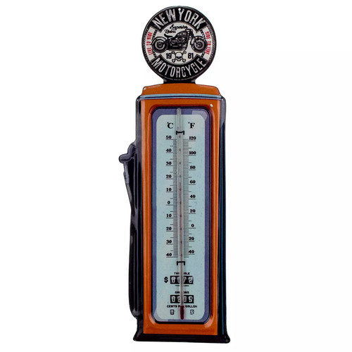 Thermomètre métal vintage