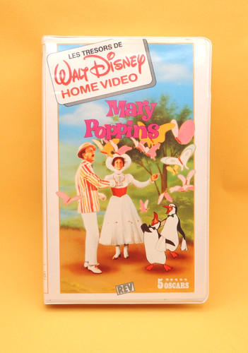 Vhs mary poppins cassette - k7,