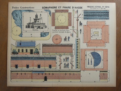 Semaphore paper model - , phare