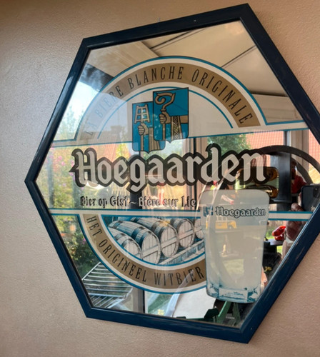 Miroir publicitaire hoegaarden