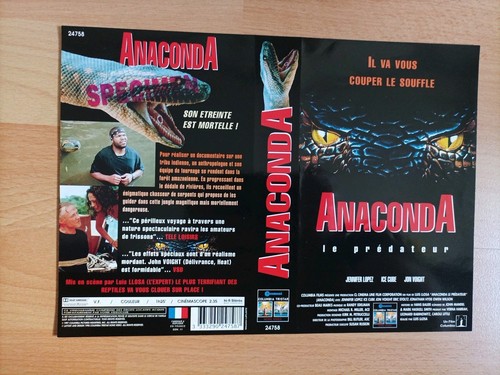 Jaquette cover vhs - vhs, anaconda