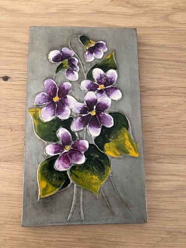 Cadre avec gravure - en, etain