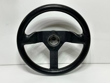 Vintage MOMO Authentic Italy 5-82 Leather Wrapped Steering Wheel