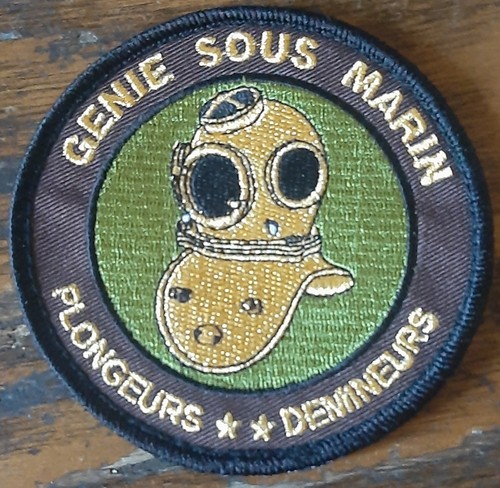 Insigne patch marine doré - patch,