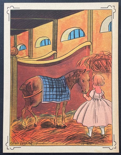 Gravure couleur ancienne - , de