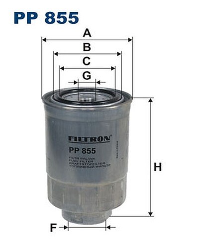 Filtron 855 carburant - pp,