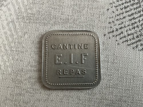 Jeton cantine f - cantine, e.i.f