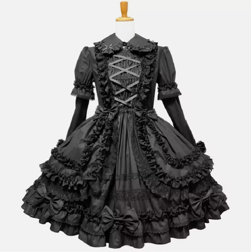 Robe noire lolita - , gothique