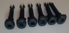  6 guides Clips Tube plastique