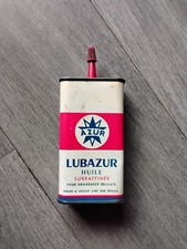 Burette Lubazur Huile Surraffinée Automobile Ancienne Azur Desmarais
