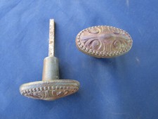 2 Poignées fonte décoré