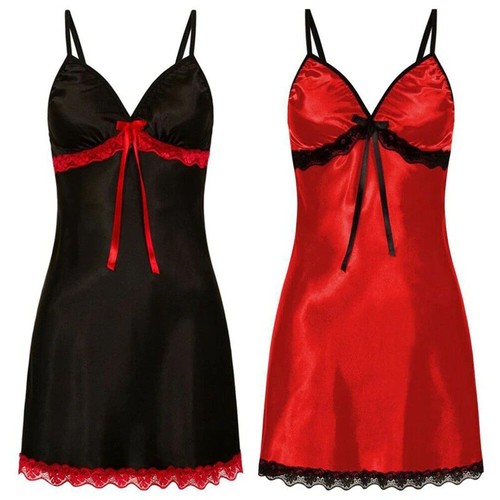 Lingerie noire rouge dentelles - noire,
