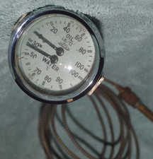 1952 1953 MG TD Jaeger Smith Oil Pressure And Water Temp Combination Gauge