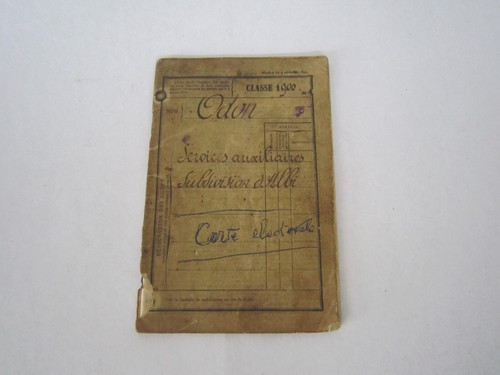 Livret militaire classe 1900 - livret,