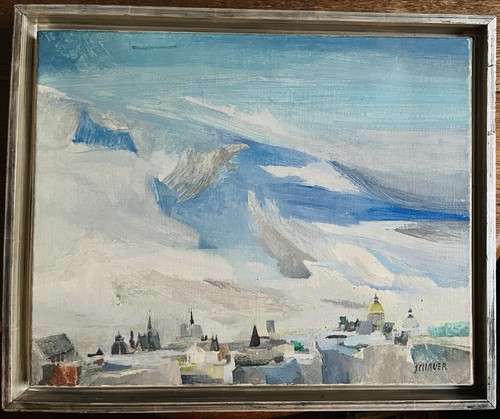 Tableau peinture huile toile