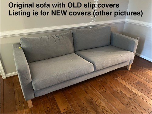 Ikea karlstad sofa slipcover - ikea,