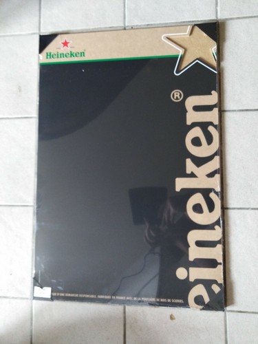 Cadre ardoise plaque heineken - cadre,