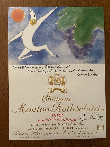 étiquette château mouton - Étiquette,