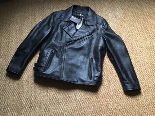 Blouson cuir noir bmw motorrad - cuir,