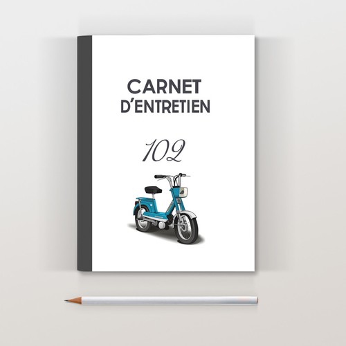 Carnet entretien mobylette - carnet,