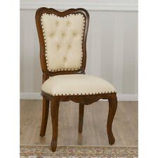 Fauteuil Chaise Kimberly Anglais Ministérielle Présidentielle Noyer Faux Champag