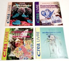 Lot 4 Crea Livre Foam patchwork, d'intérieur polystyrène, décoration textile pat