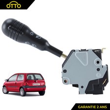 Commodo noir éclairage phare + clignotant pour Renault Twingo 7700839681 Comodo