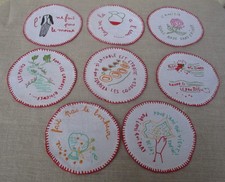 LINGE BRODE MAIN 8 DESSOUS DE