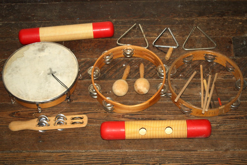 Guiro maracas tambourin - guiro,