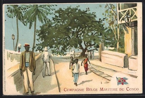 Cpa illustrateur congo - cpa,
