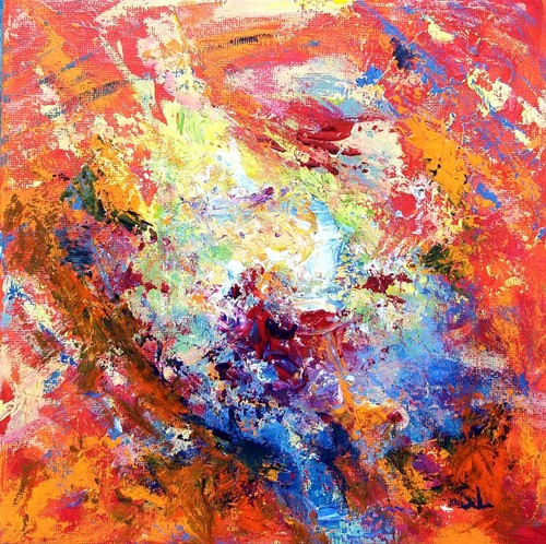 Peinture abstraite tableau - abstraite, art