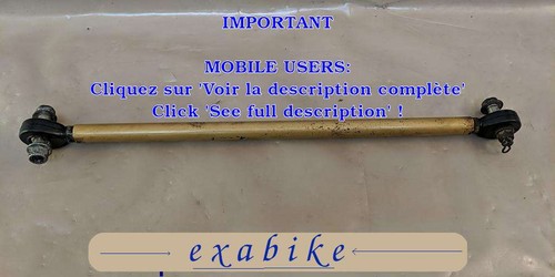 Barre torsion frein pour - barre,