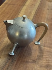 Modern pewter design teapot mid 20th century