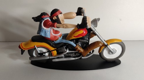 Figurine moto résine - figurine, en