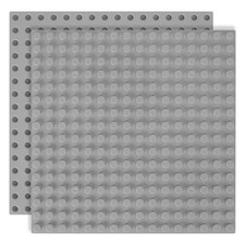 2 Pcs Base de Construction Compatible avec Lego Duplo Plaque, Ensemble de Pla...