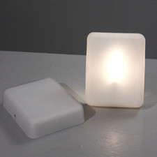 Paire d'applique murales verre