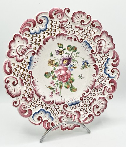 Assiette ajourée veuve - assiette,